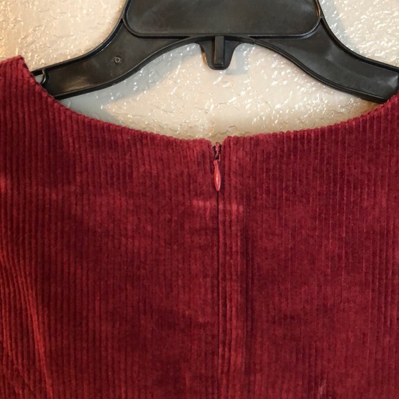 Red cord dress - Picture 4 of 4